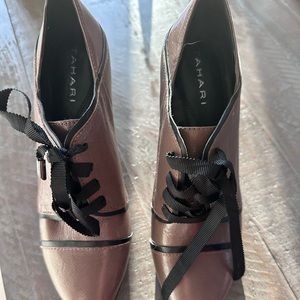 Brown and black Tahari heels - worn twice